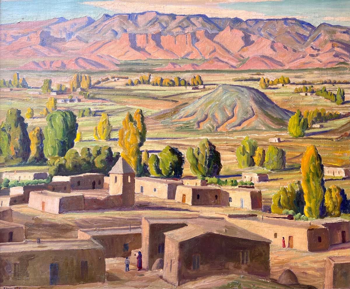 Chimayo Valley by Elmer Turner