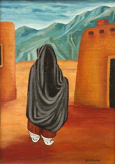 Pueblo Woman by Emil Bisttram