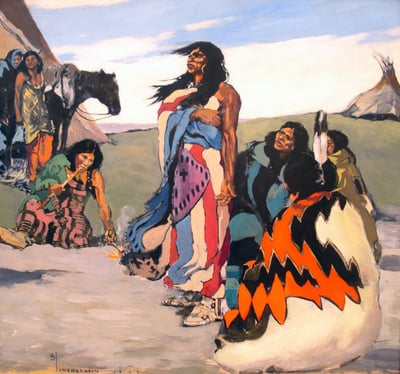 Indian Camp by E.L. Blumenschein