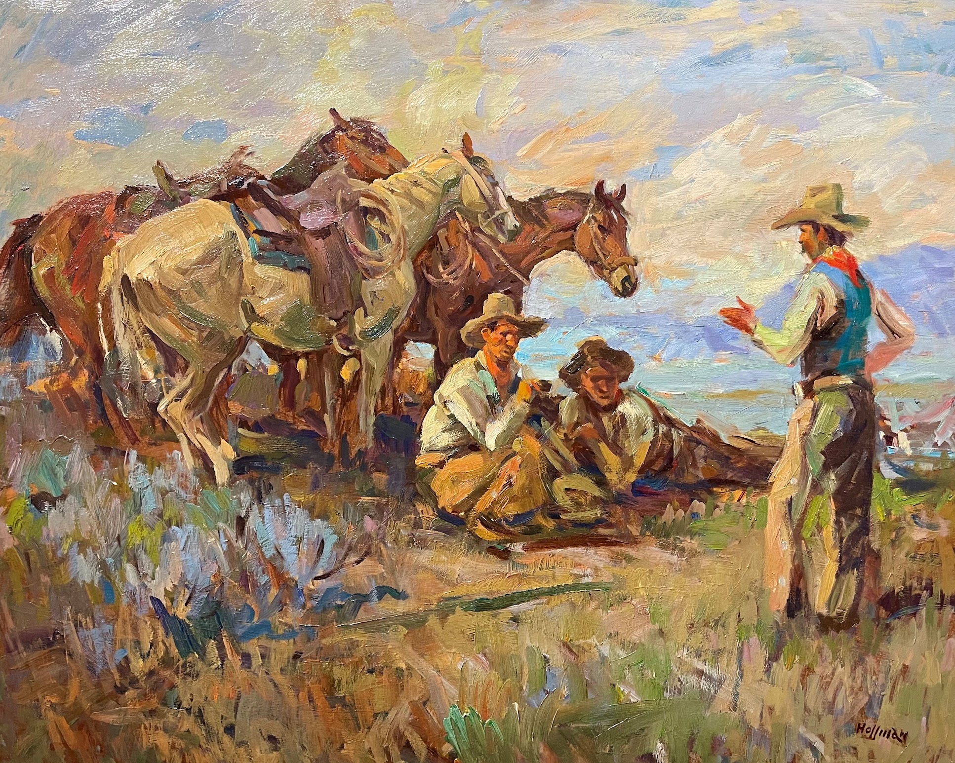 Preparing For the Gather by Frank Hoffman