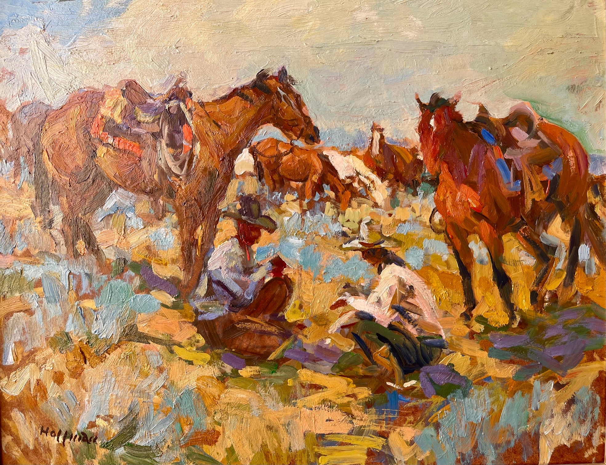 The Horse Wranglers by Frank Hoffman