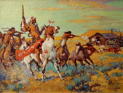 Sittingbulls Warriers by Frank Hoffman
