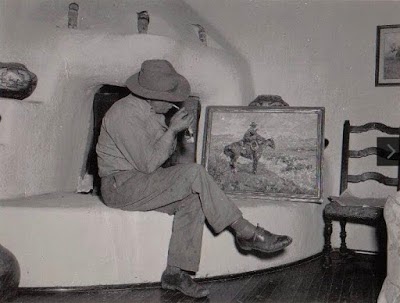 Hoffman in Taos by Frank Hoffman