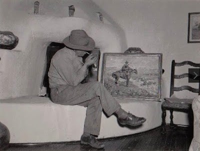Hoffman in Taos by Frank Hoffman