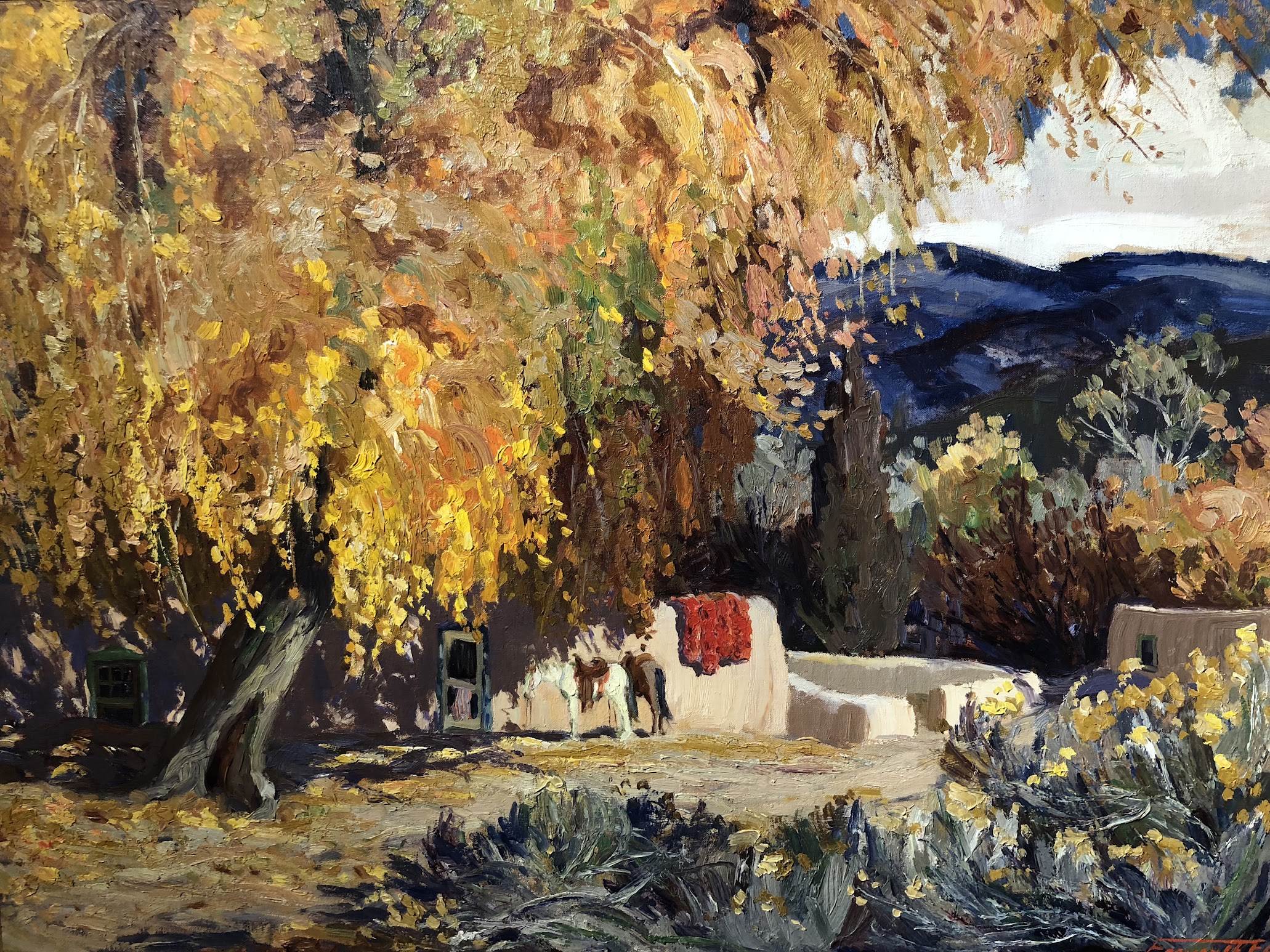 Adobes and Chilis by Fremont F. Ellis