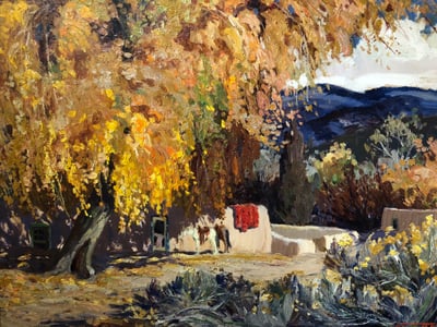 Adobes and Chilis by Fremont F. Ellis