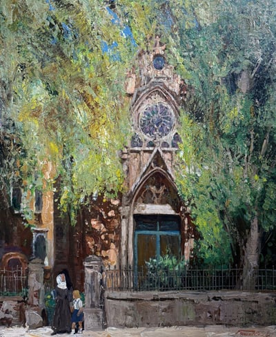 Chapel of Loretto by Fremont F. Ellis