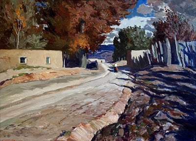 Hacienda de San Sebastian by Fremont F. Ellis
