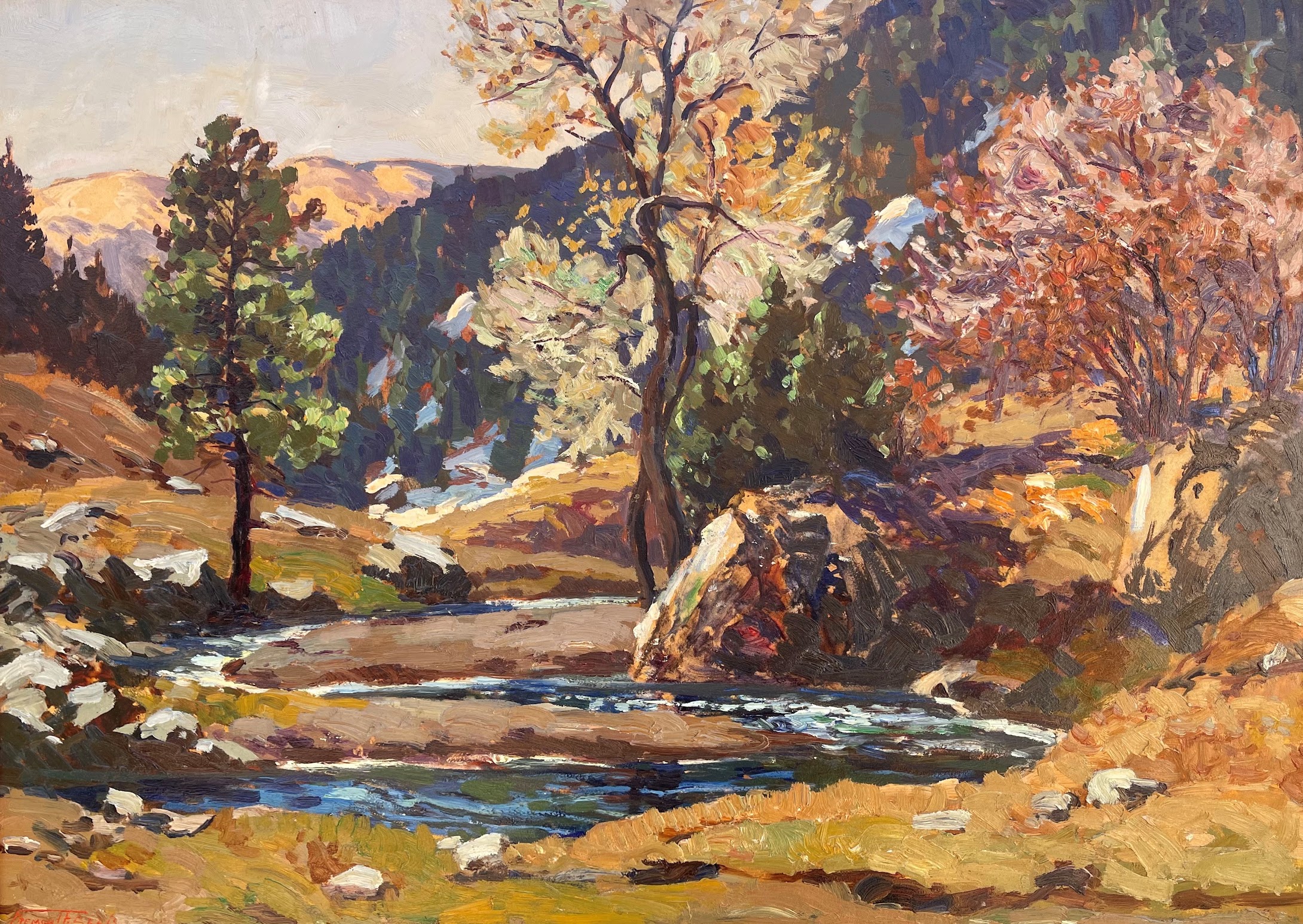 Fall River Bend by Fremont F. Ellis