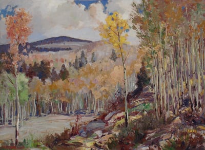 Ellis in Taos by Fremont F. Ellis