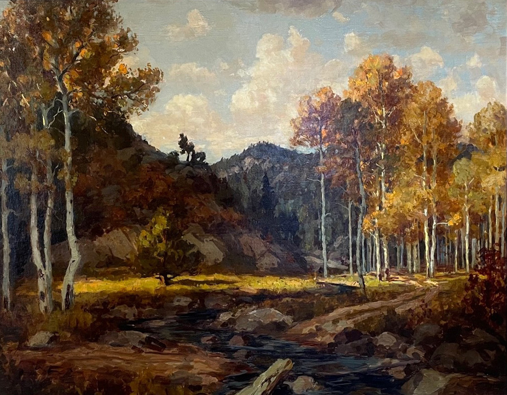 Mountain Stream by Fremont F. Ellis