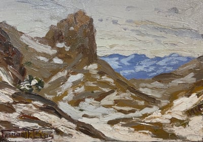 Rocky Landscape by Fremont F. Ellis