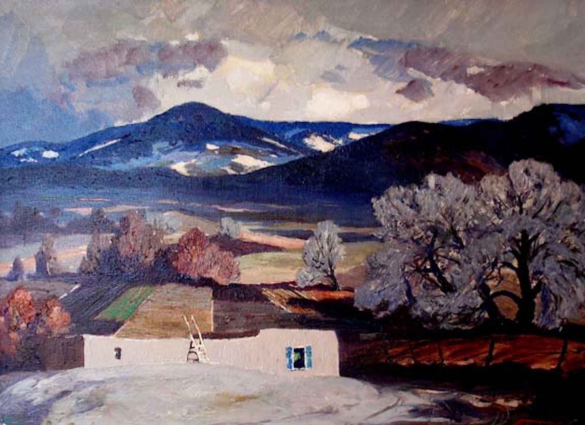New Mexico Landscape by Fremont F. Ellis