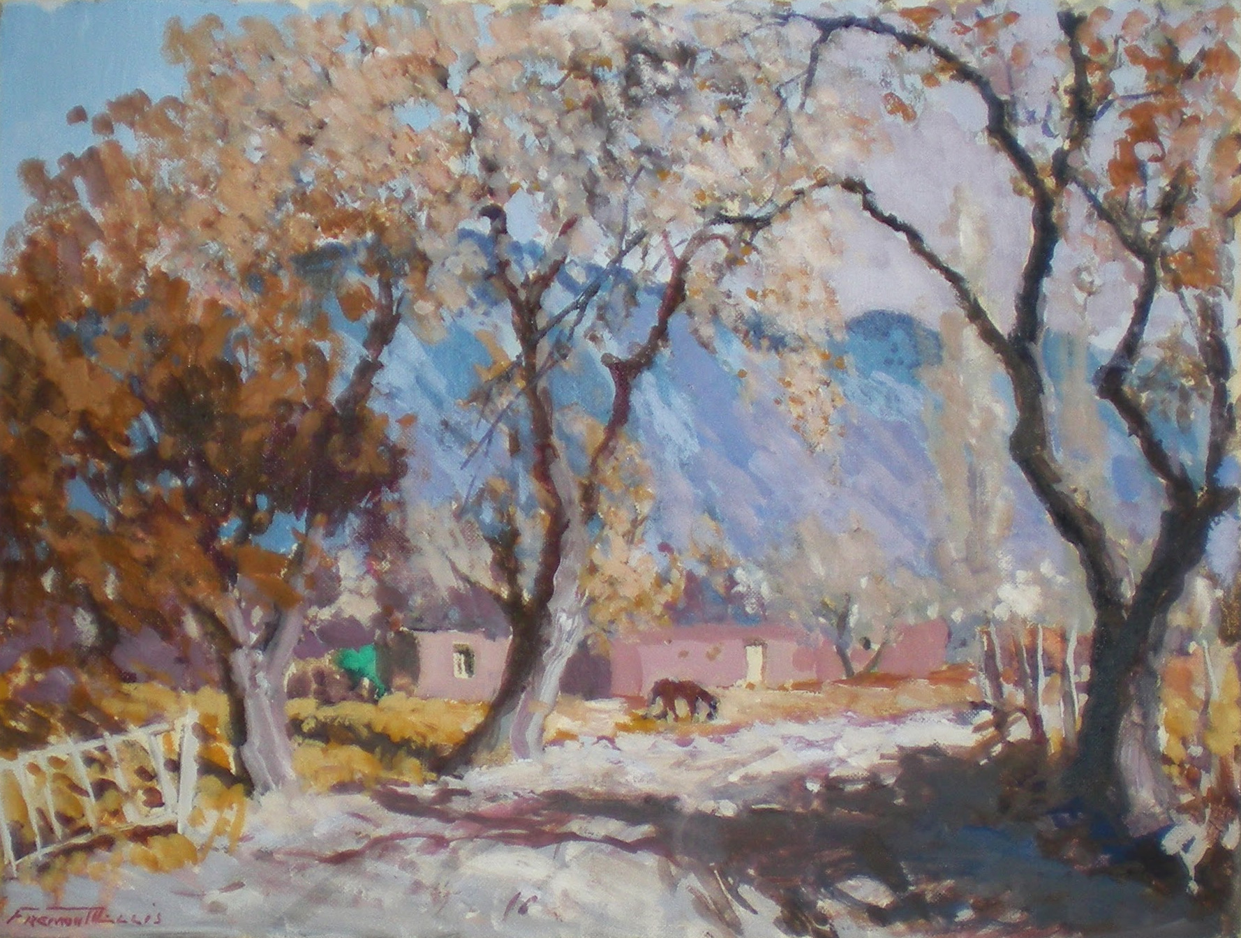 Taos Adobe by Fremont F. Ellis