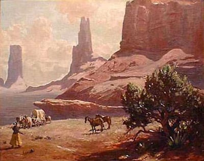Monument Valley by Fremont F. Ellis