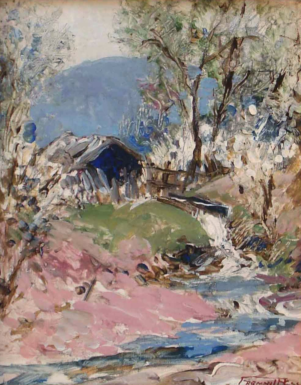 Old Mill Stream by Fremont F. Ellis