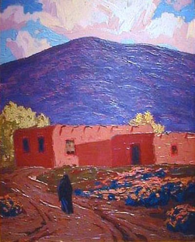 Road to Santa Fe by Fremont F. Ellis