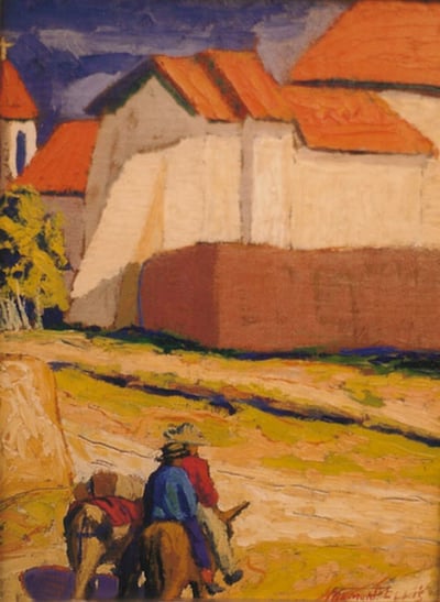 Santa Cruz Church by Fremont F. Ellis