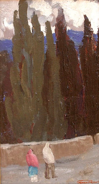Along the Pueblo Road by Fremont F. Ellis