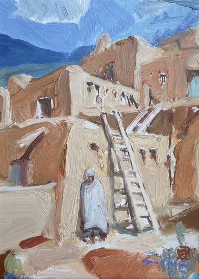 Standing in Time – study by Garlick