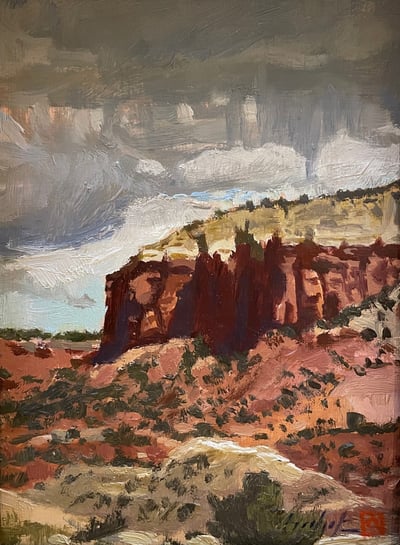 Summer Showers Over Abiquiu by Garlick