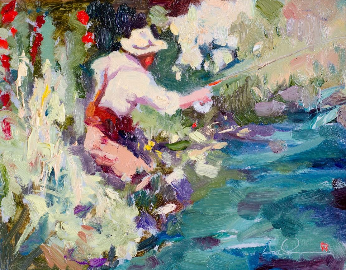 Spring Fishing by Garlick