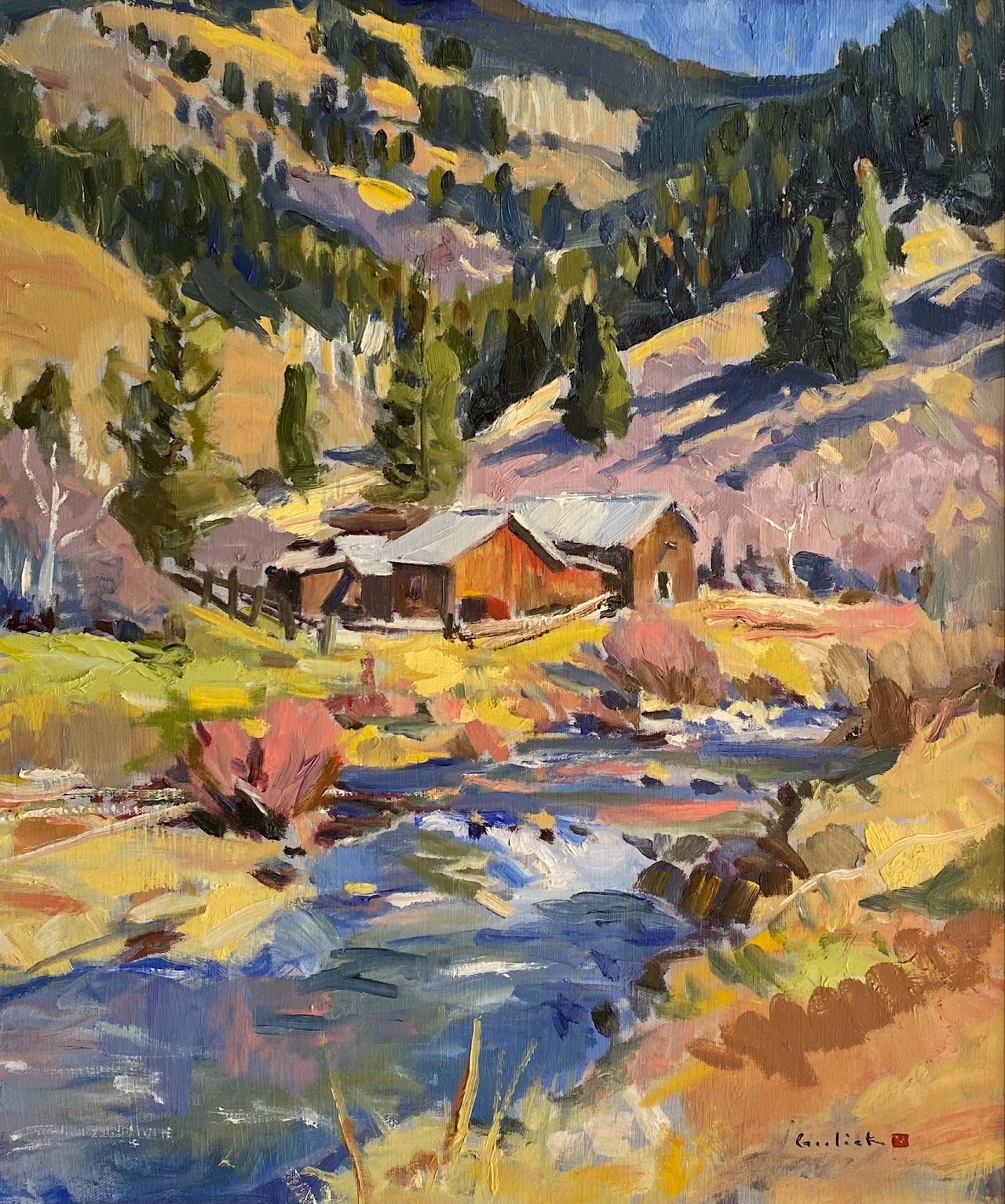 Where Trout Sing to the Pines by Garlick
