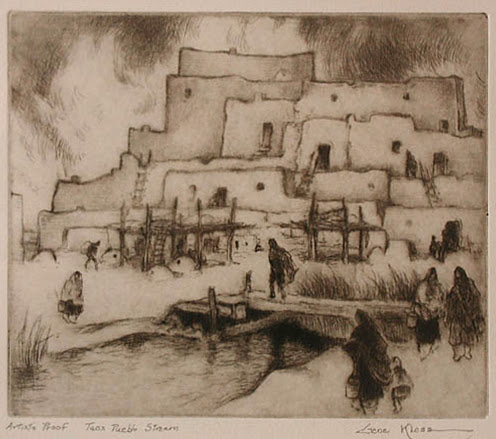 Pueblo Stream by Gene Kloss