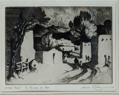 In Ranchos de Taos by Gene Kloss