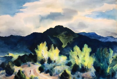 Mountain Road by Gene Kloss