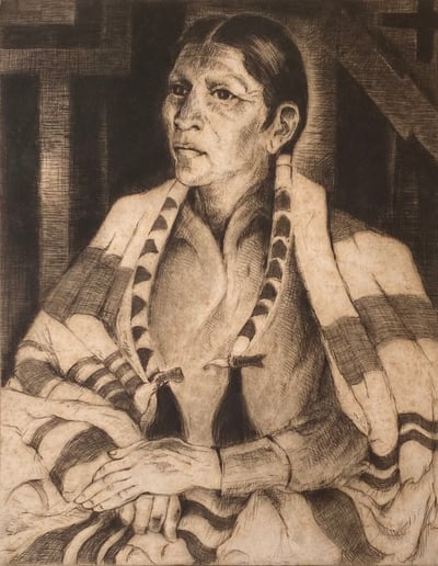 Pueblo Leader by Gene Kloss