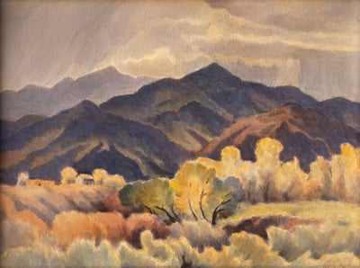 Taos Autumn by Gene Kloss