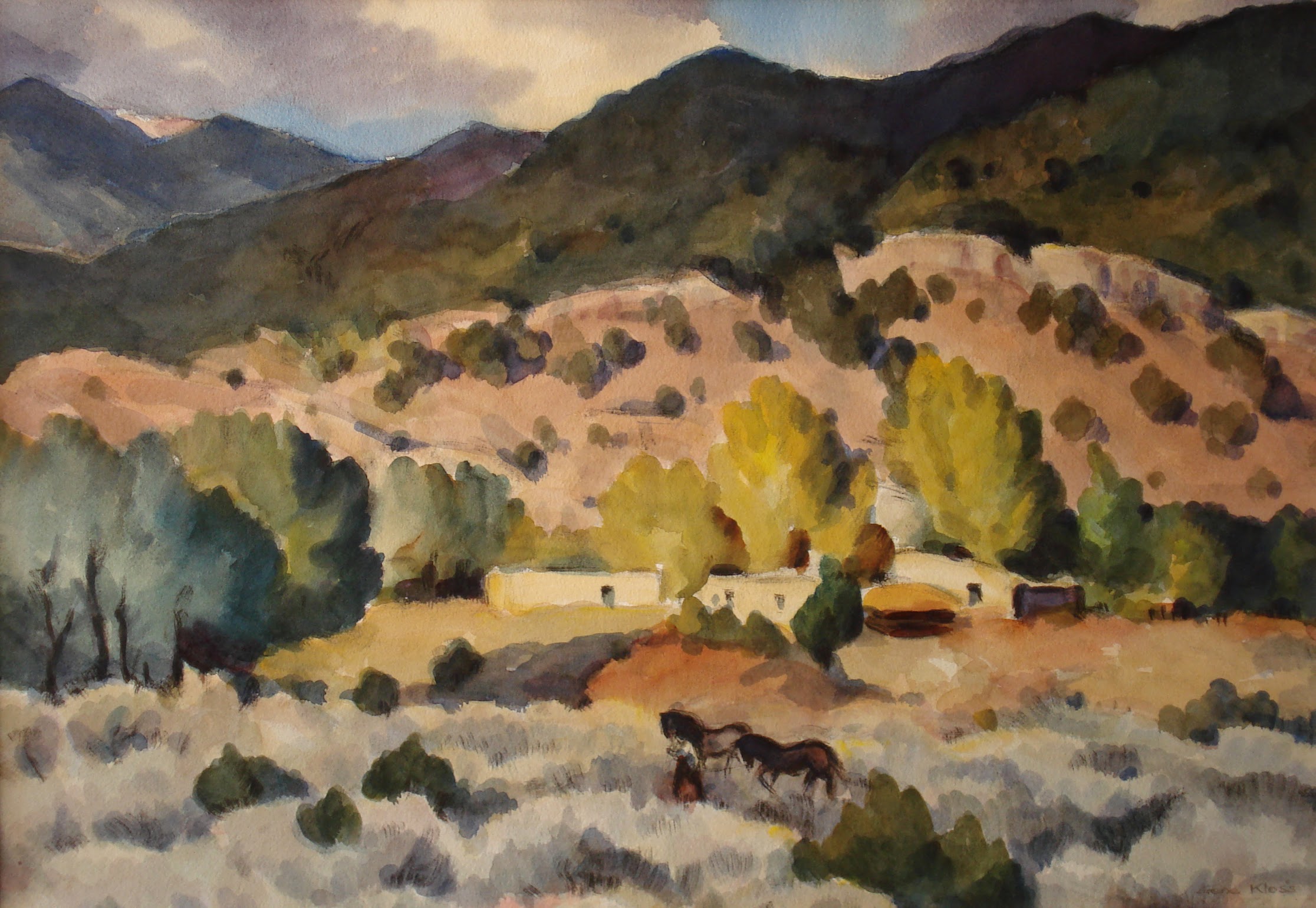 September in the Valley by Gene Kloss