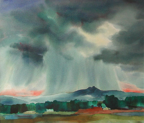 Storm Over Mesa by Gene Kloss