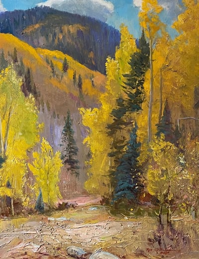 Aspens at Amizette by Rod Goebel