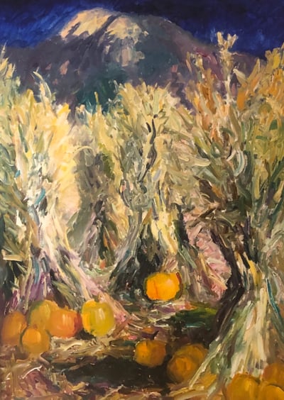 Taos Pueblo Harvest by Rod Goebel