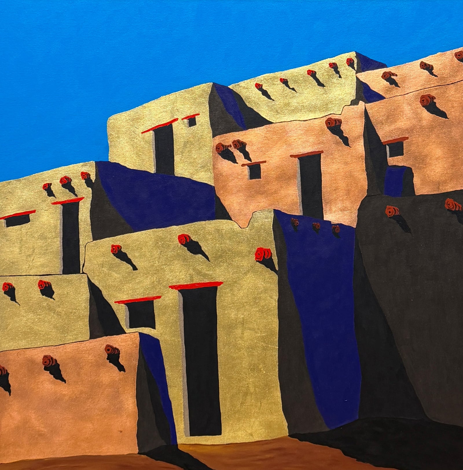 Long Afternoon at the Pueblo by Alvin Gill-Tapia by Guest Artists