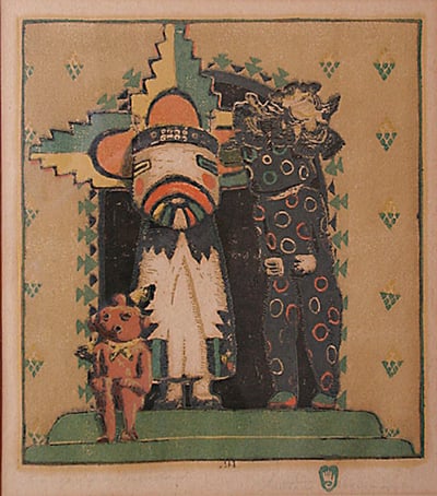 Strangers from Hopi Land by Gustave Baumann