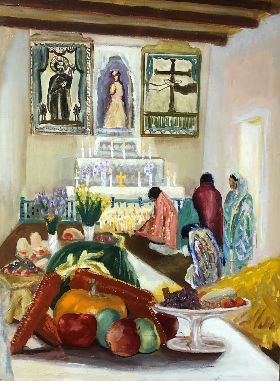 Harvest and Prayer by Helen Blumenschein