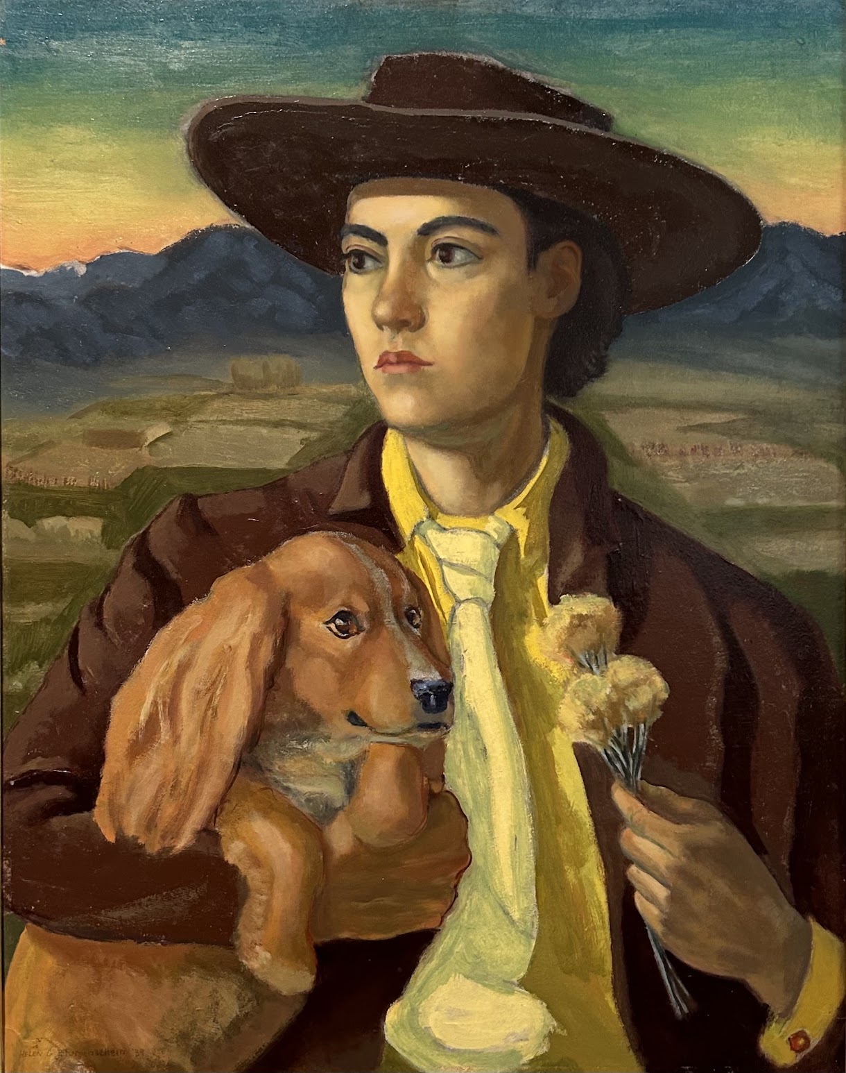 Self Portrait by Helen Blumenschein