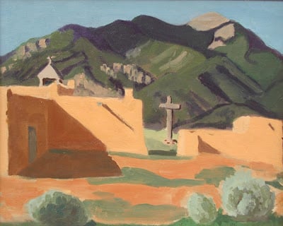 Taos Morada by Helen Blumenschein