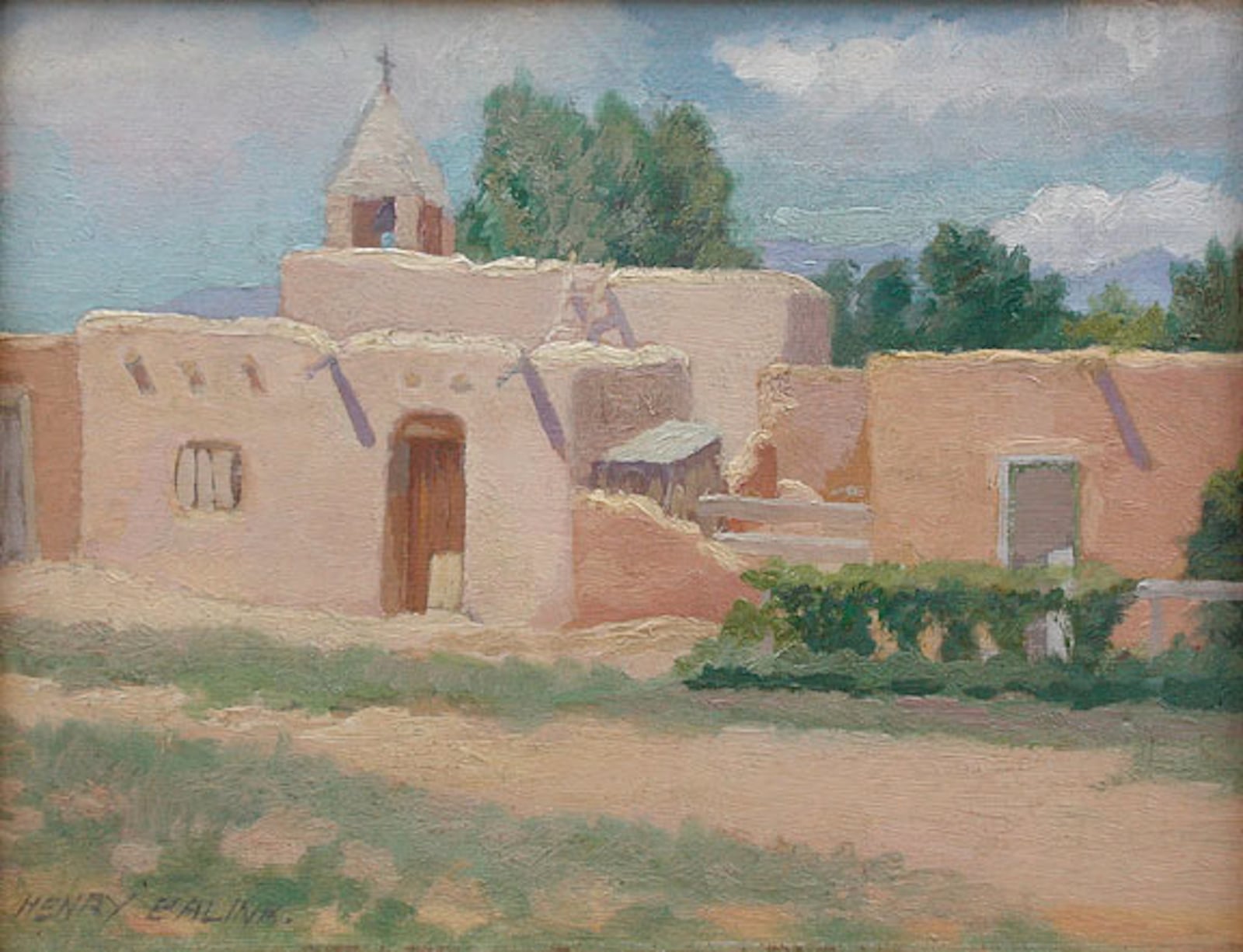Northern New Mexico Village by Henry Balink