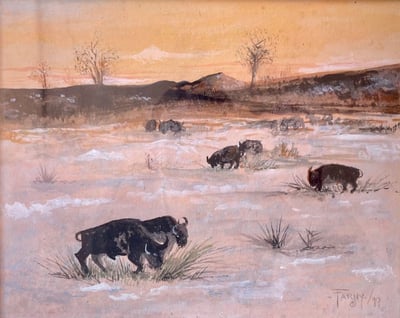 Buffalo by Henry Farny