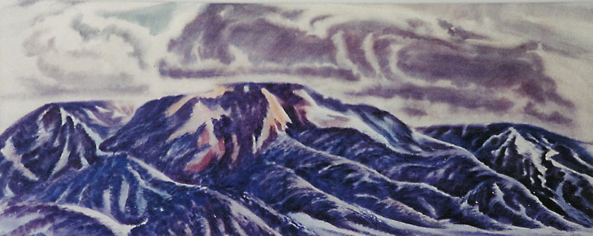 Picuris Mountain Winter by Howard Cook