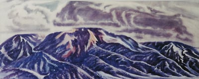 Picuris Mountain Winter by Howard Cook