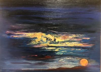 The Moon Cloud by Howard Cook