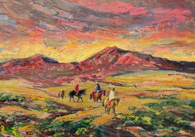 Sunset Trail by Ila McAfee