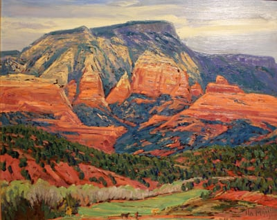 Abiquiu Cliffs by Ila McAfee