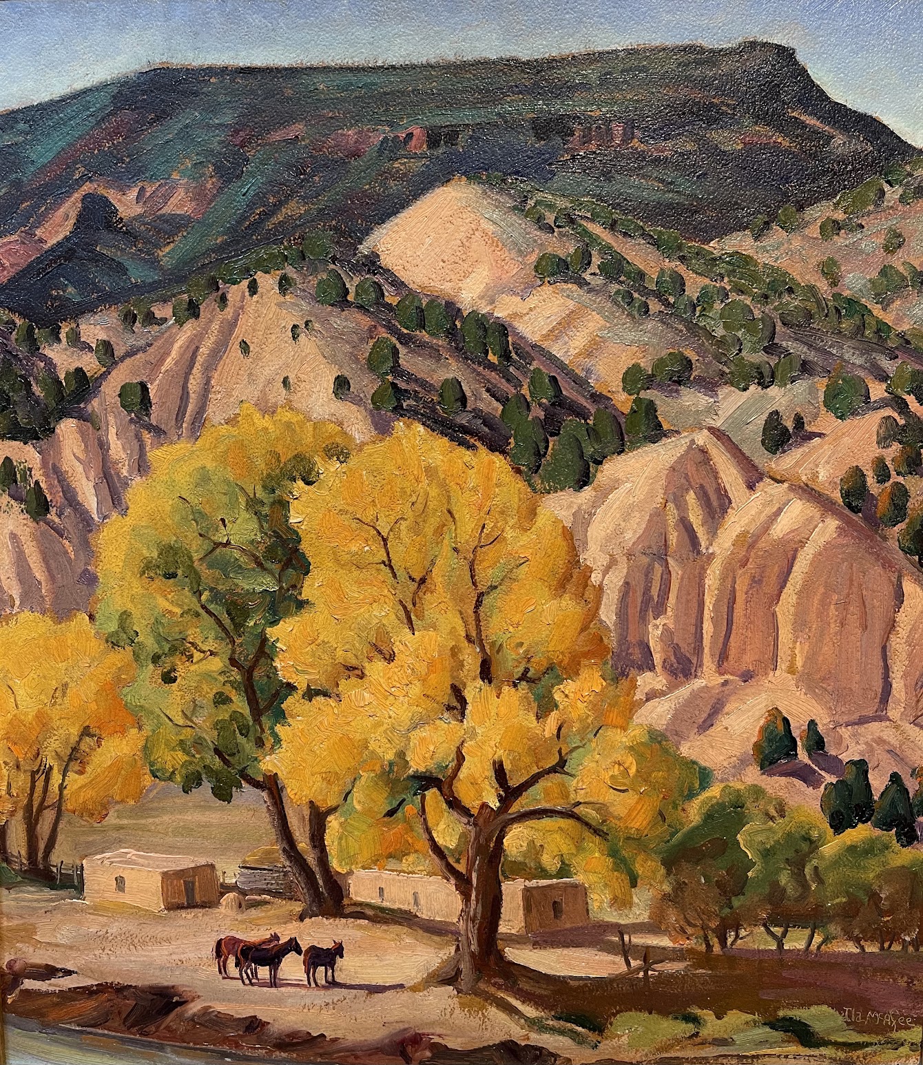 Rio Grande Gorge by Ila McAfee
