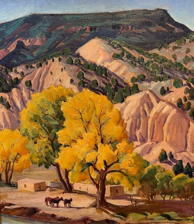 Rio Grande Gorge by Ila McAfee